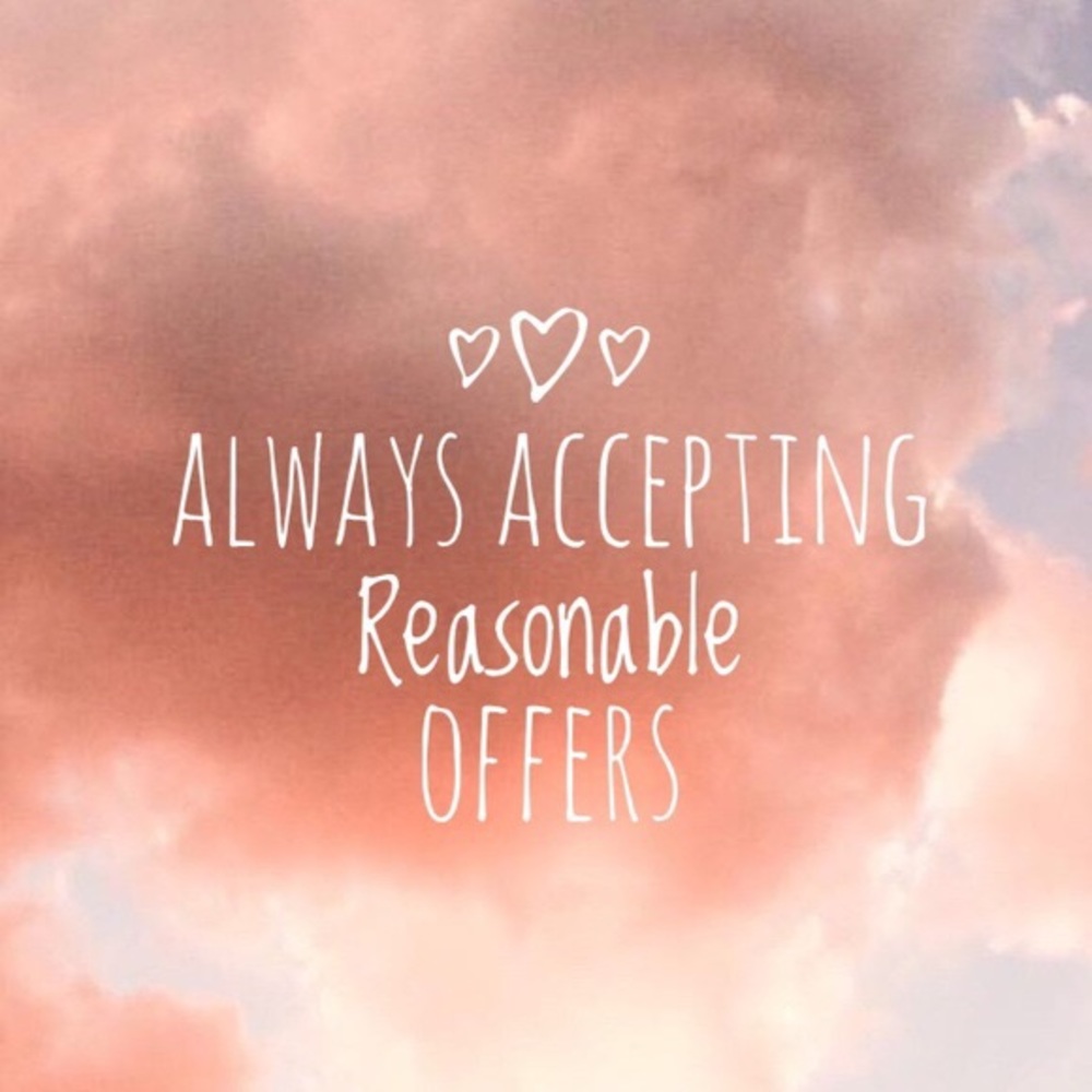 Reasonable Offers Accepted